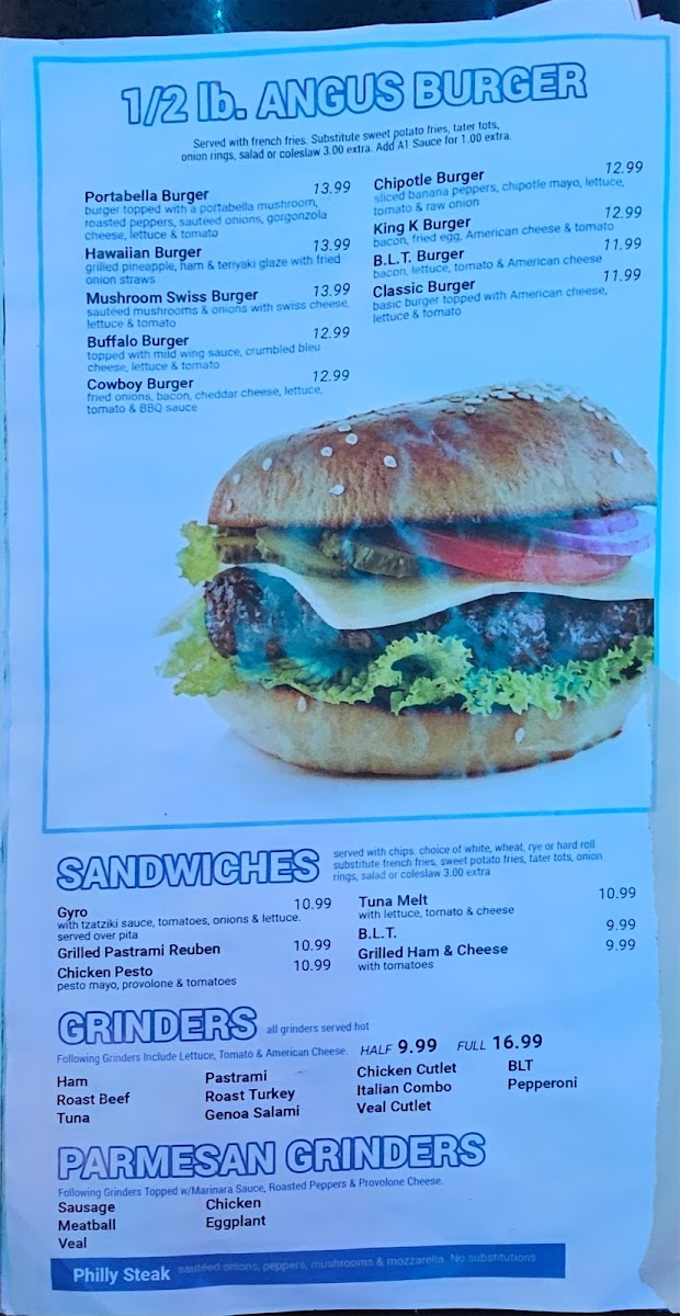 Menu Roma Sports Bar & Grill-2