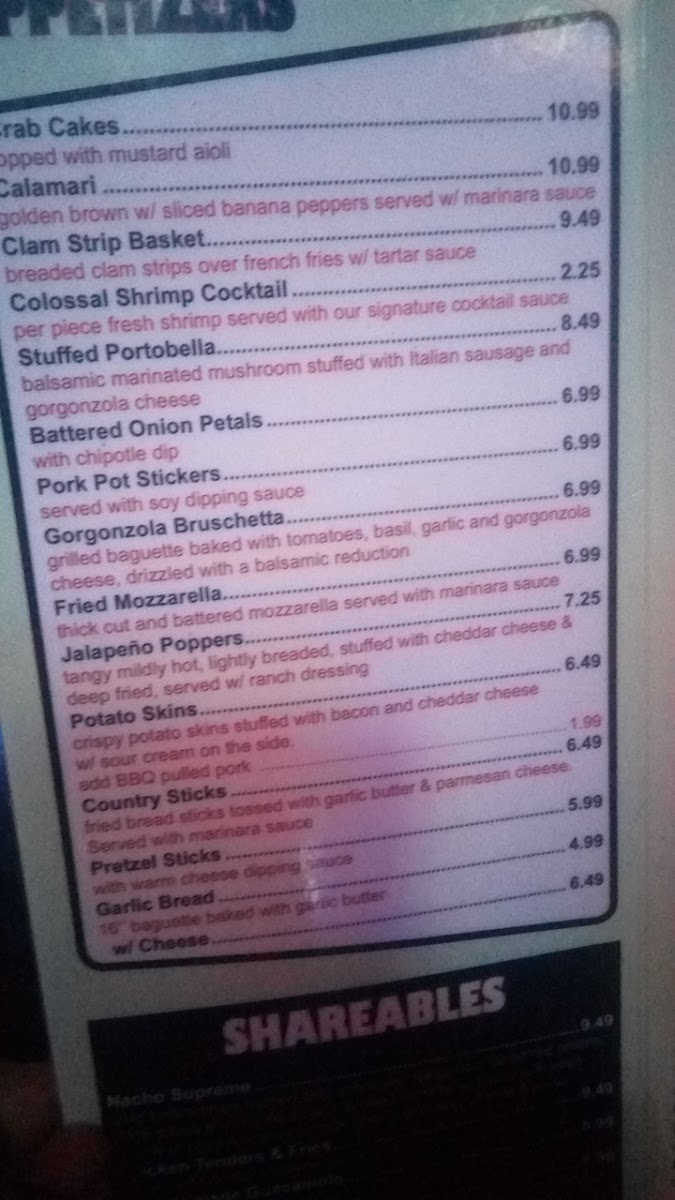 Menu Roma Sports Bar & Grill-8